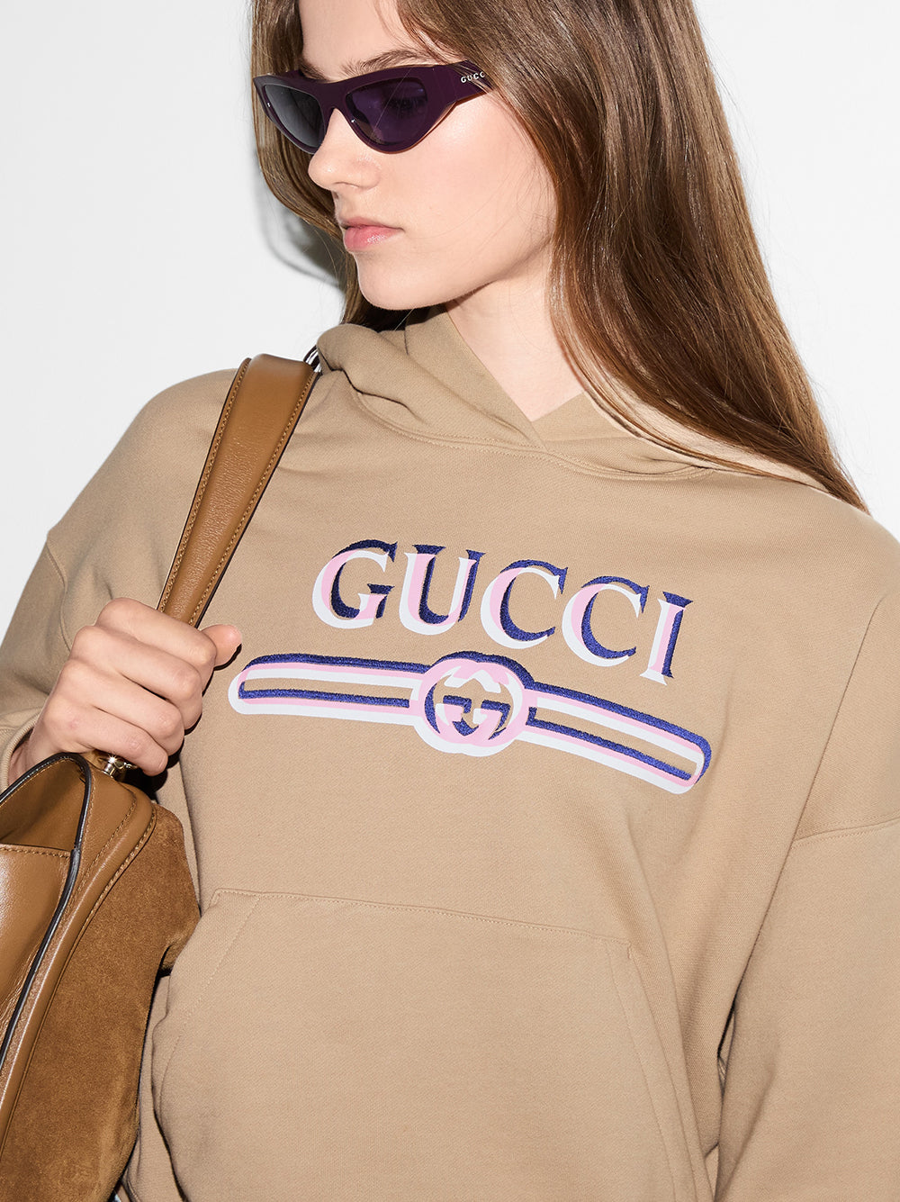Hooded sweatshirt with print