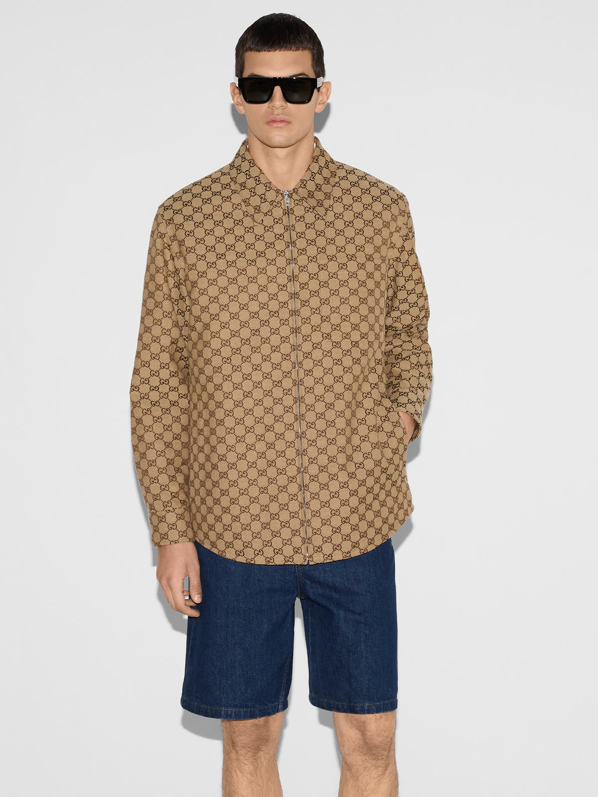 GG canvas overshirt