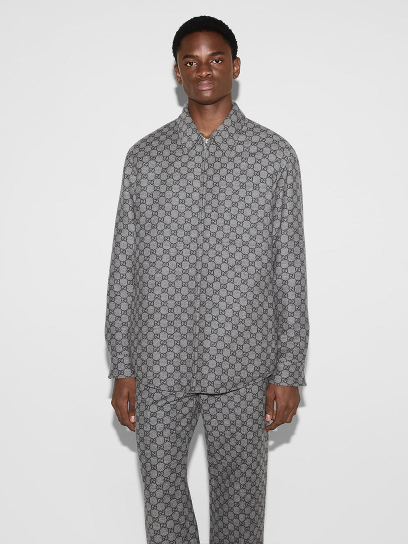 GG flannel overshirt