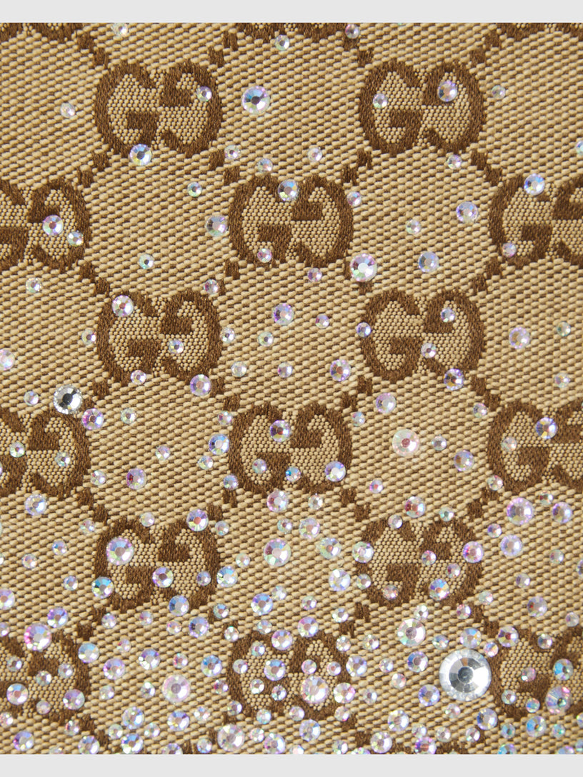 Embroidered GG canvas mini skirt