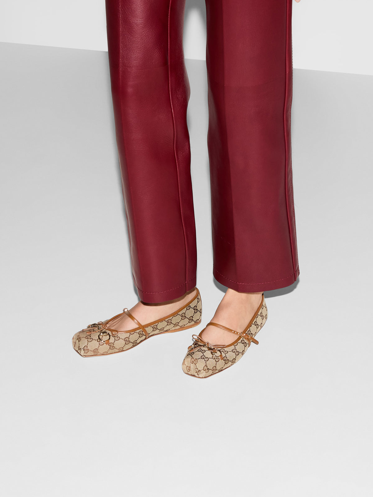 GG Horsebit ballet flat