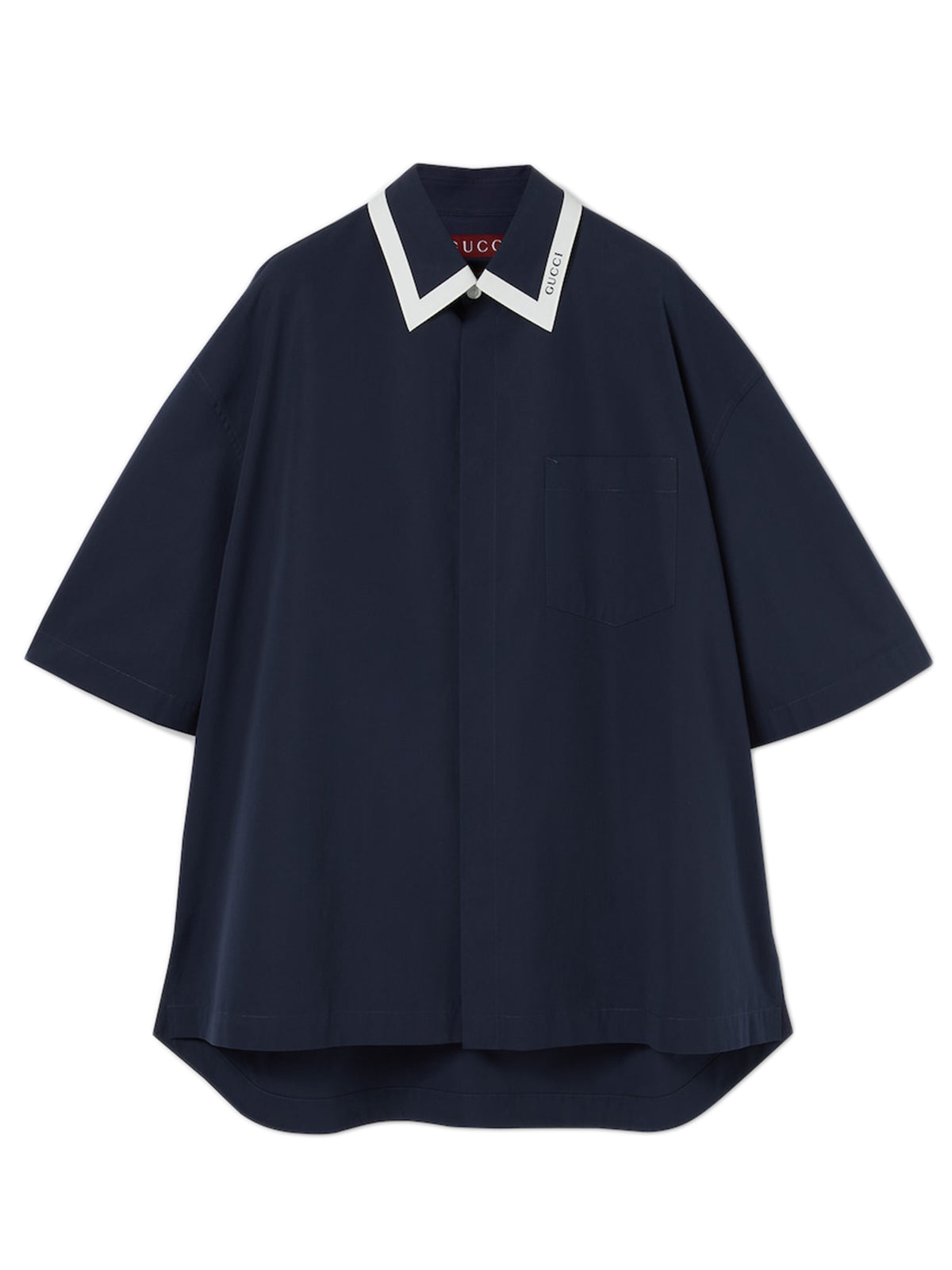 Cotton poplin shirt