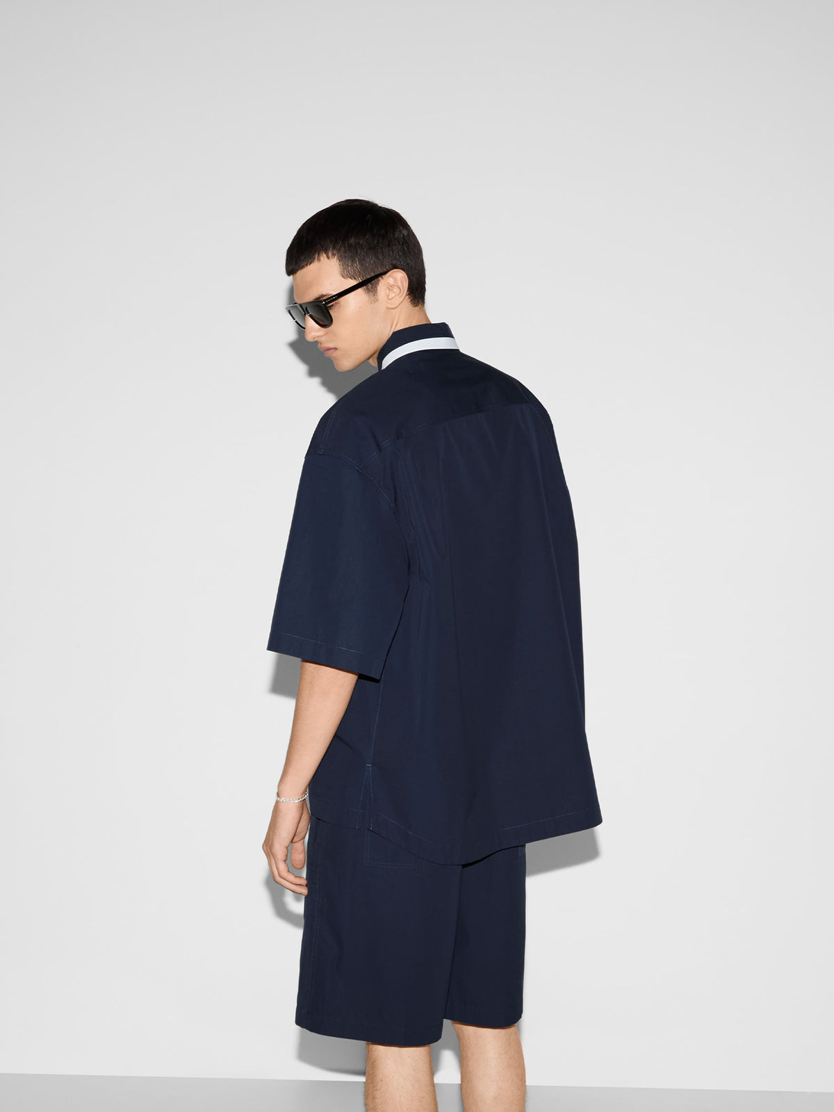 Cotton poplin shirt