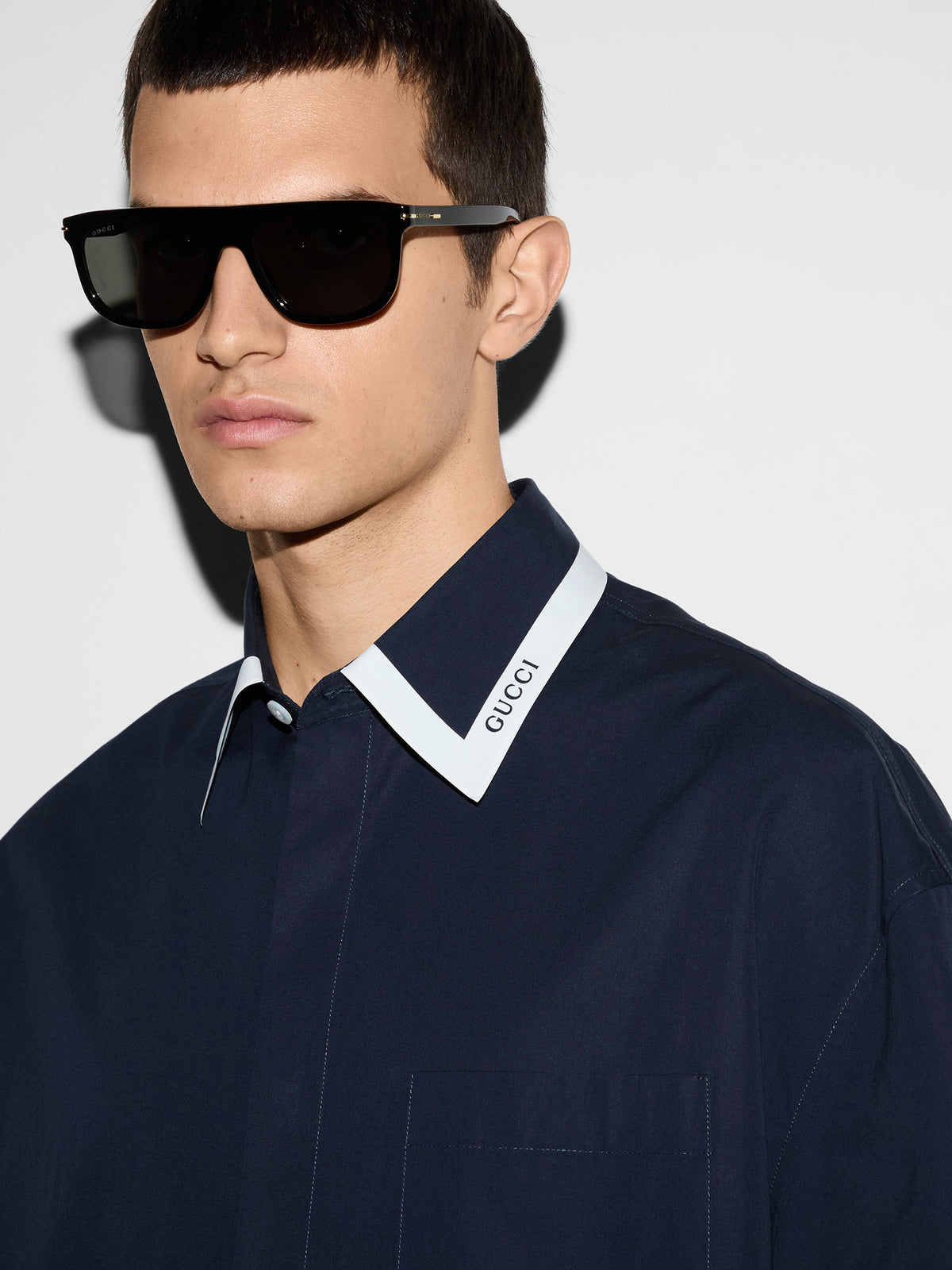 Cotton poplin shirt