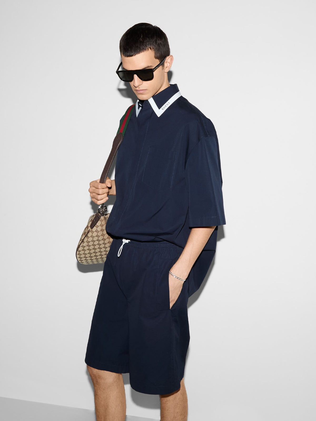 Cotton poplin shirt