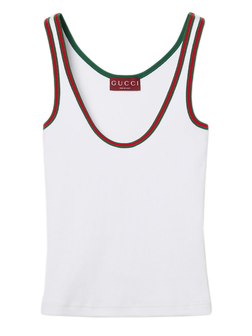 Rib tank top with Web