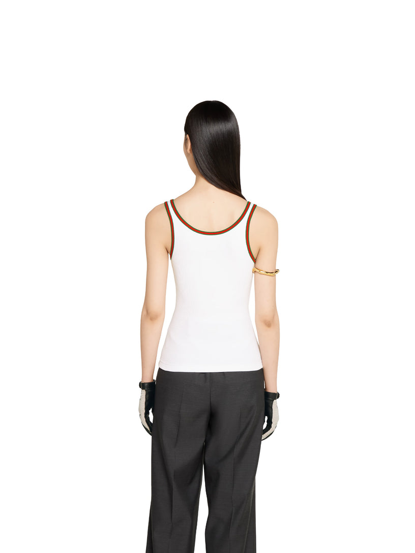 Rib tank top with Web