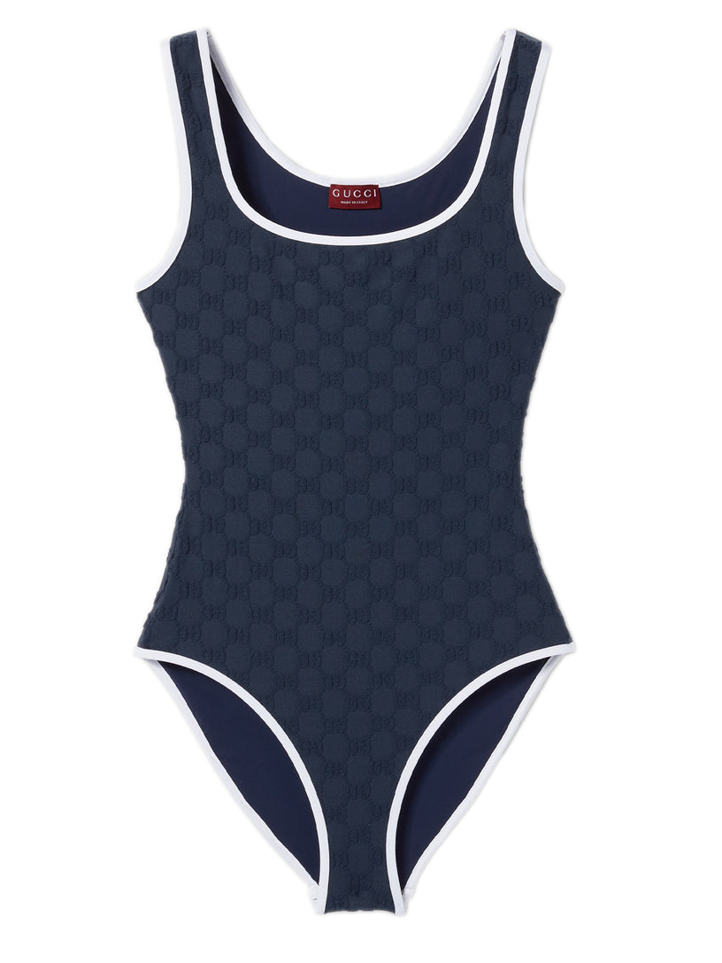 GG terrycloth swimsuit