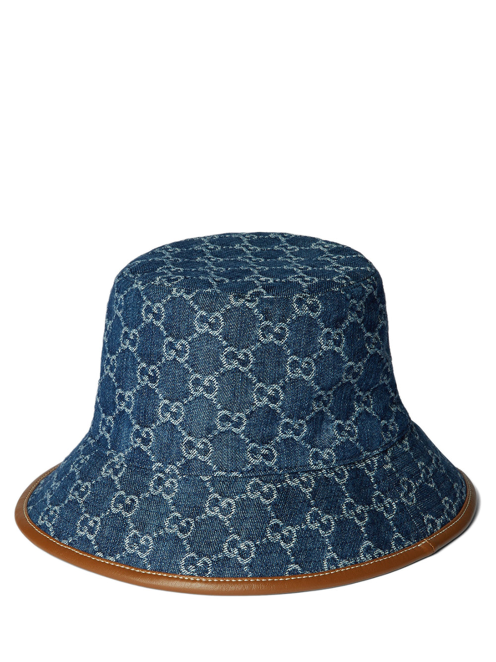 GG denim bucket hat