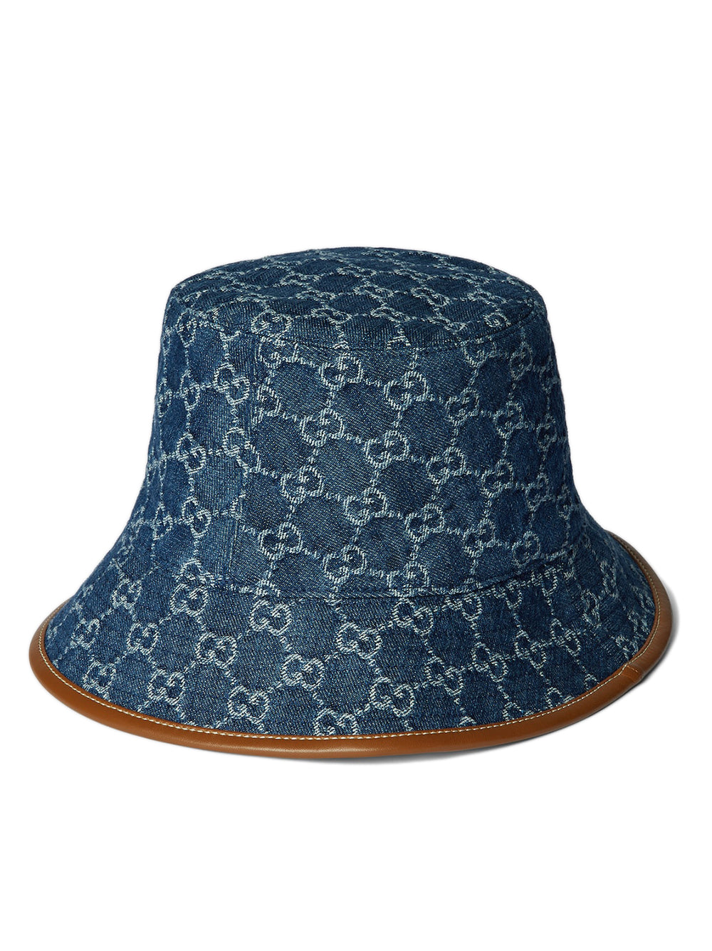 GG denim bucket hat