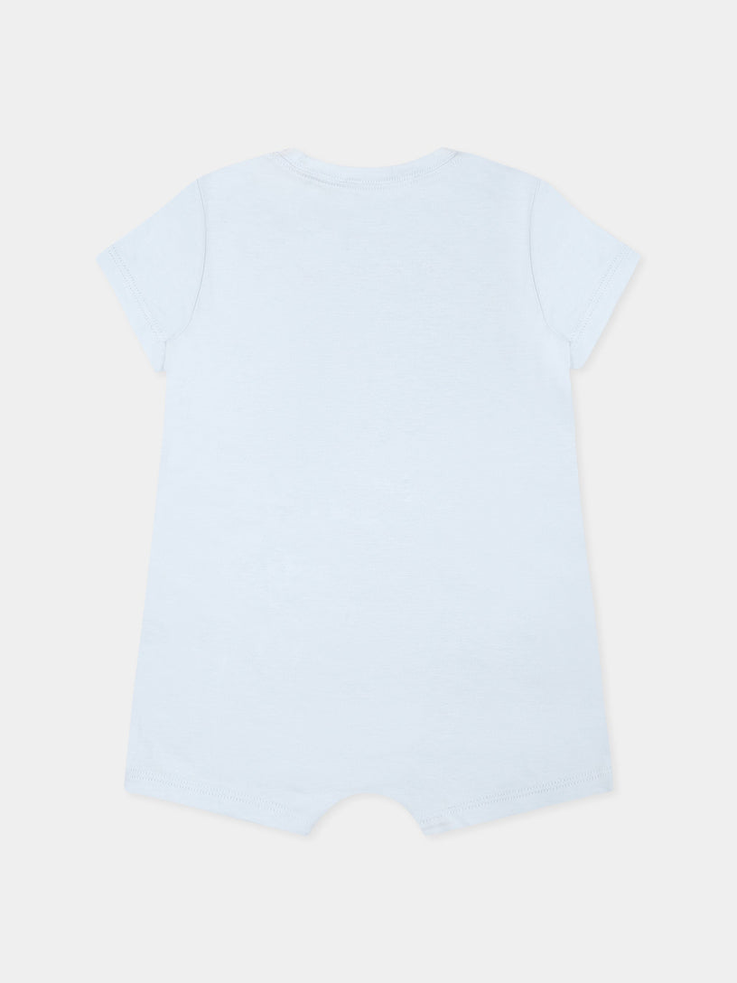Baby printed cotton three-piece gift set