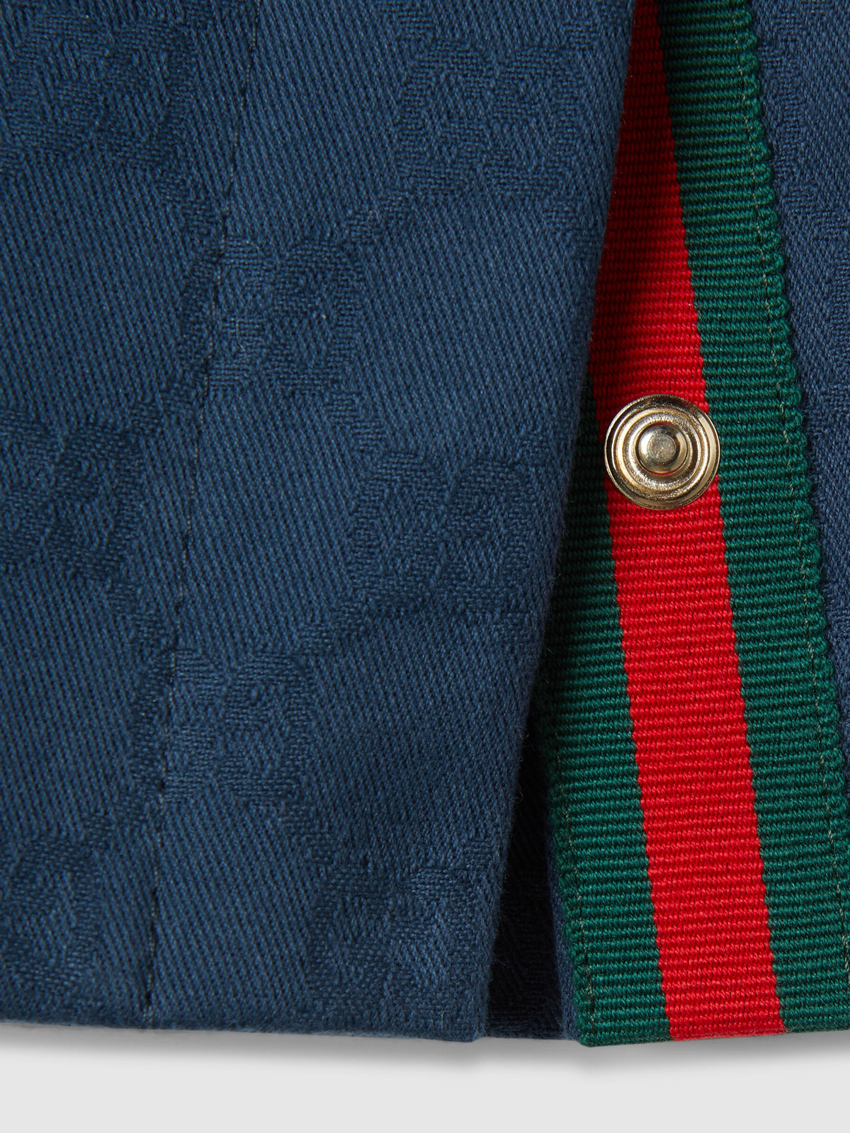 GG cotton trousers with Web detail