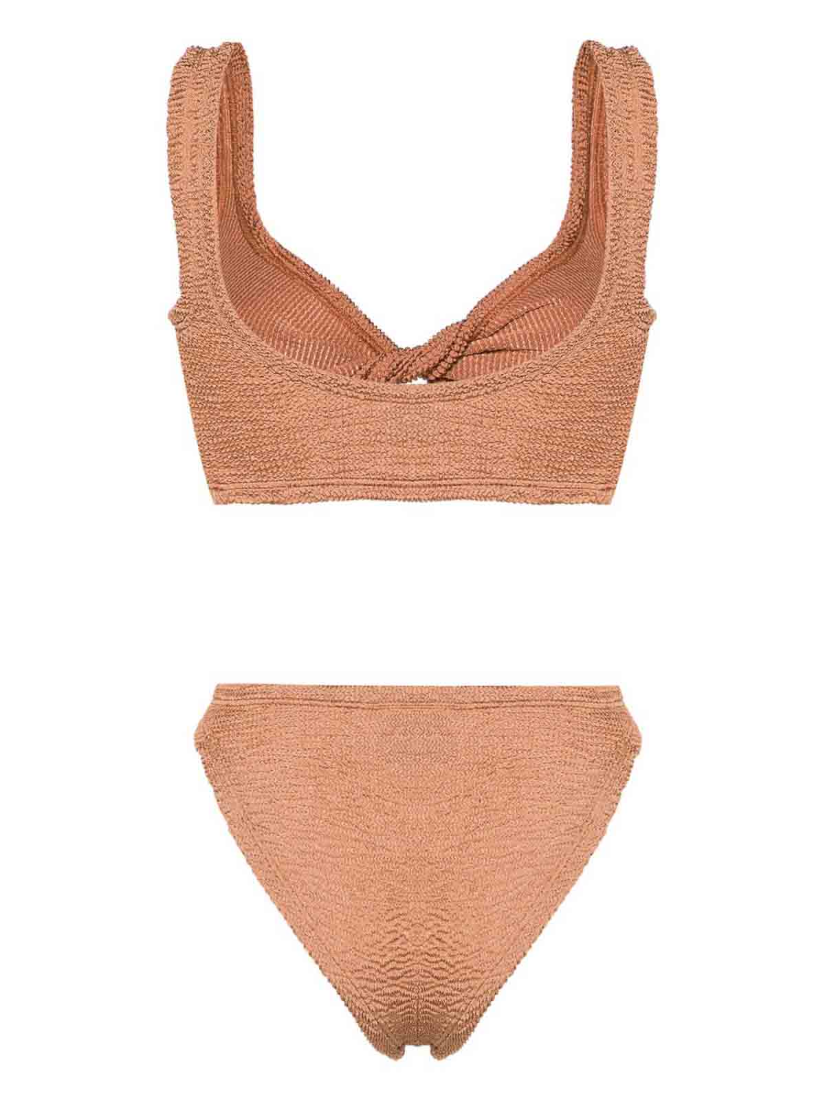 Juno Bikini Metallic Cocoa