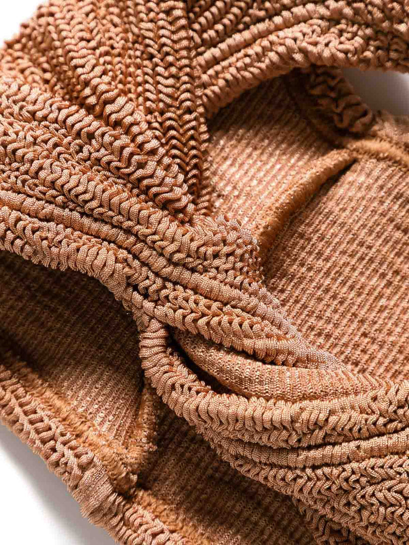 Juno Bikini Metallic Cocoa