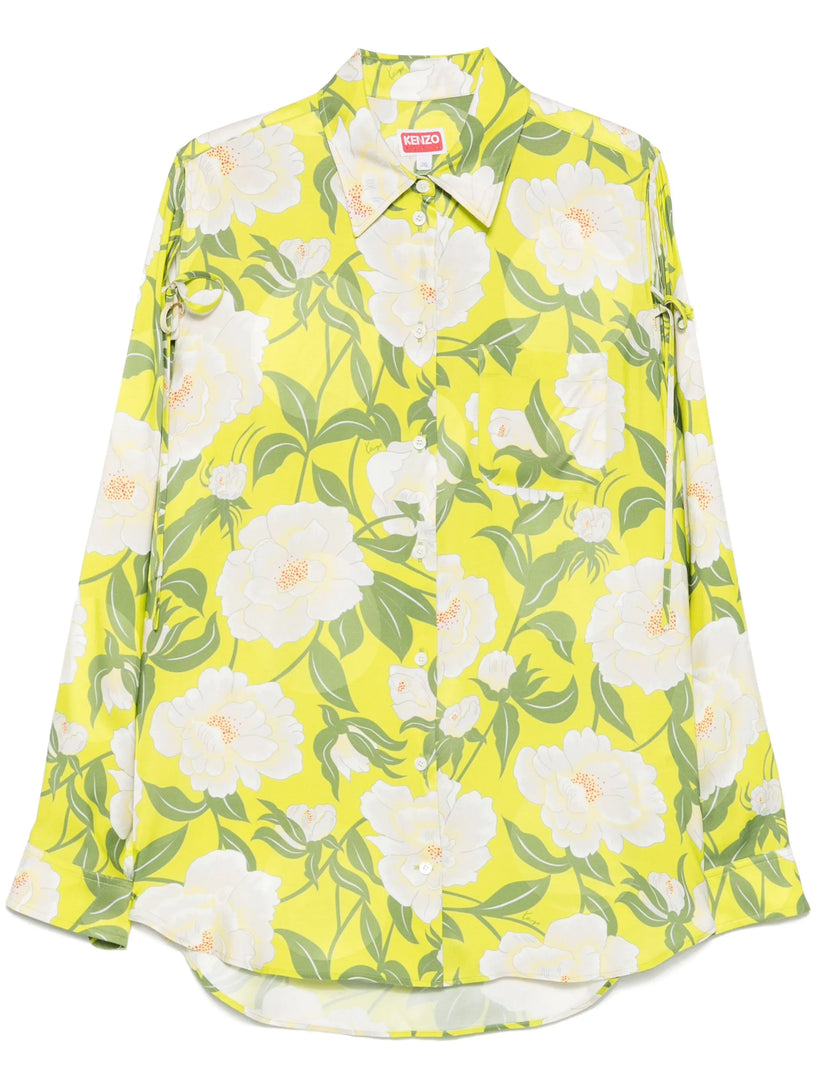 'Kenzo Peonies' Shirt