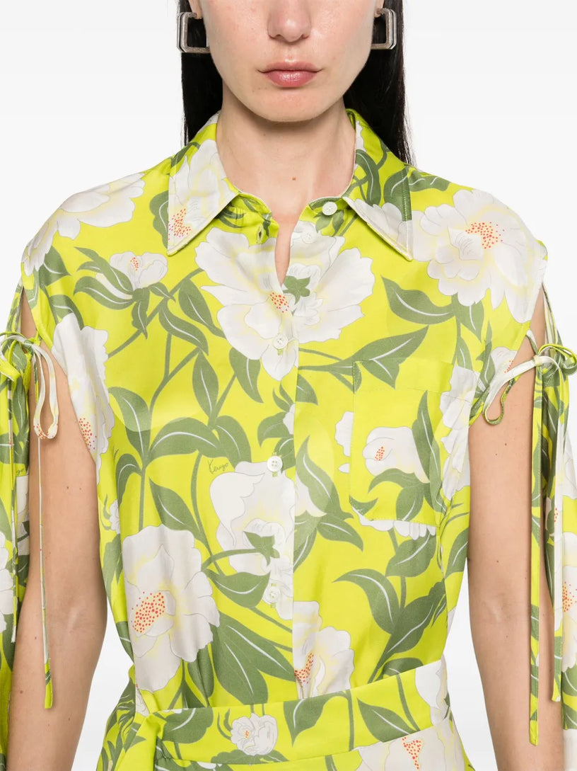 'Kenzo Peonies' Shirt