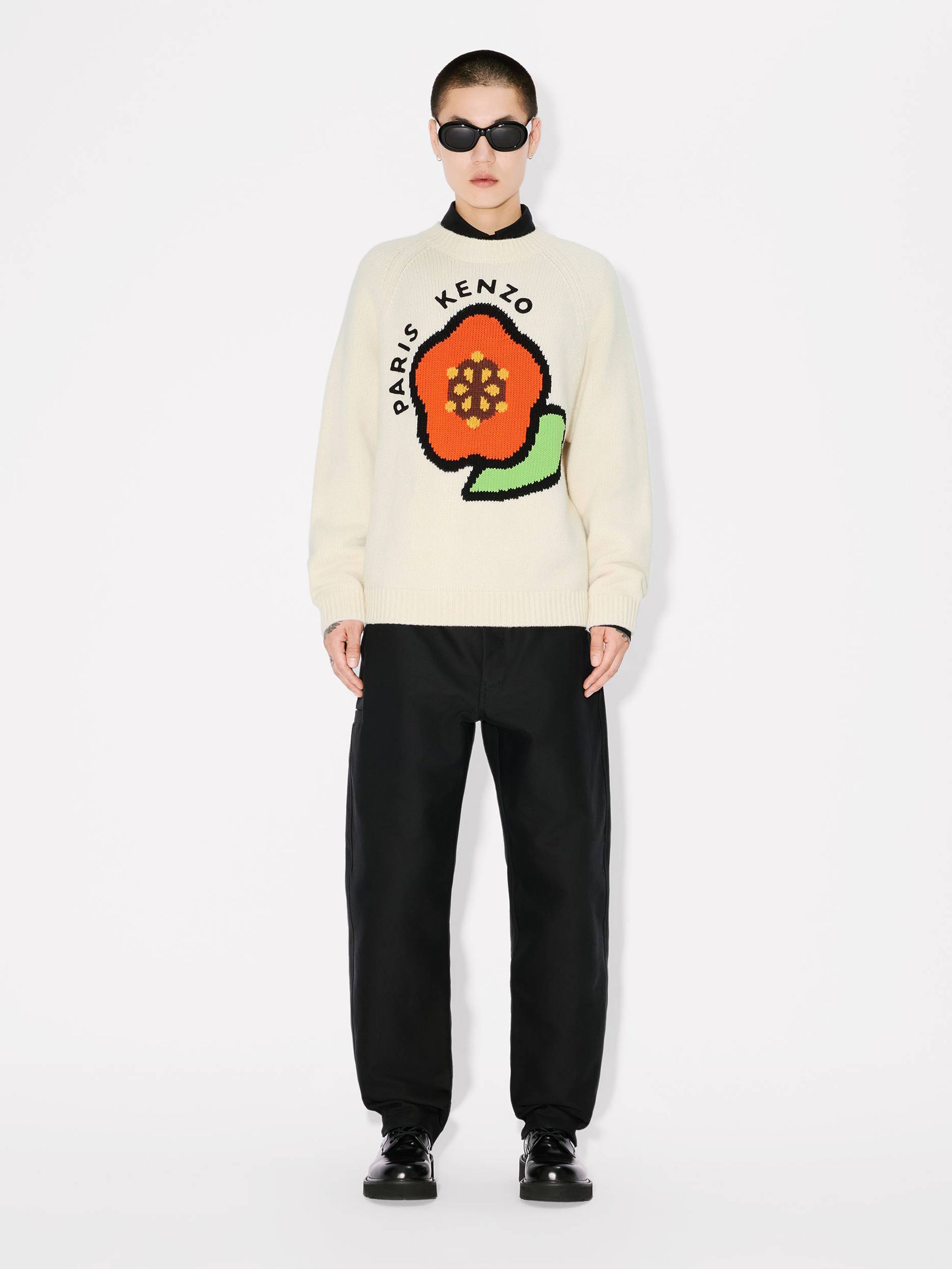 Kenzo Pop' wool sweatshirt KENZO Bianco | Grifo210