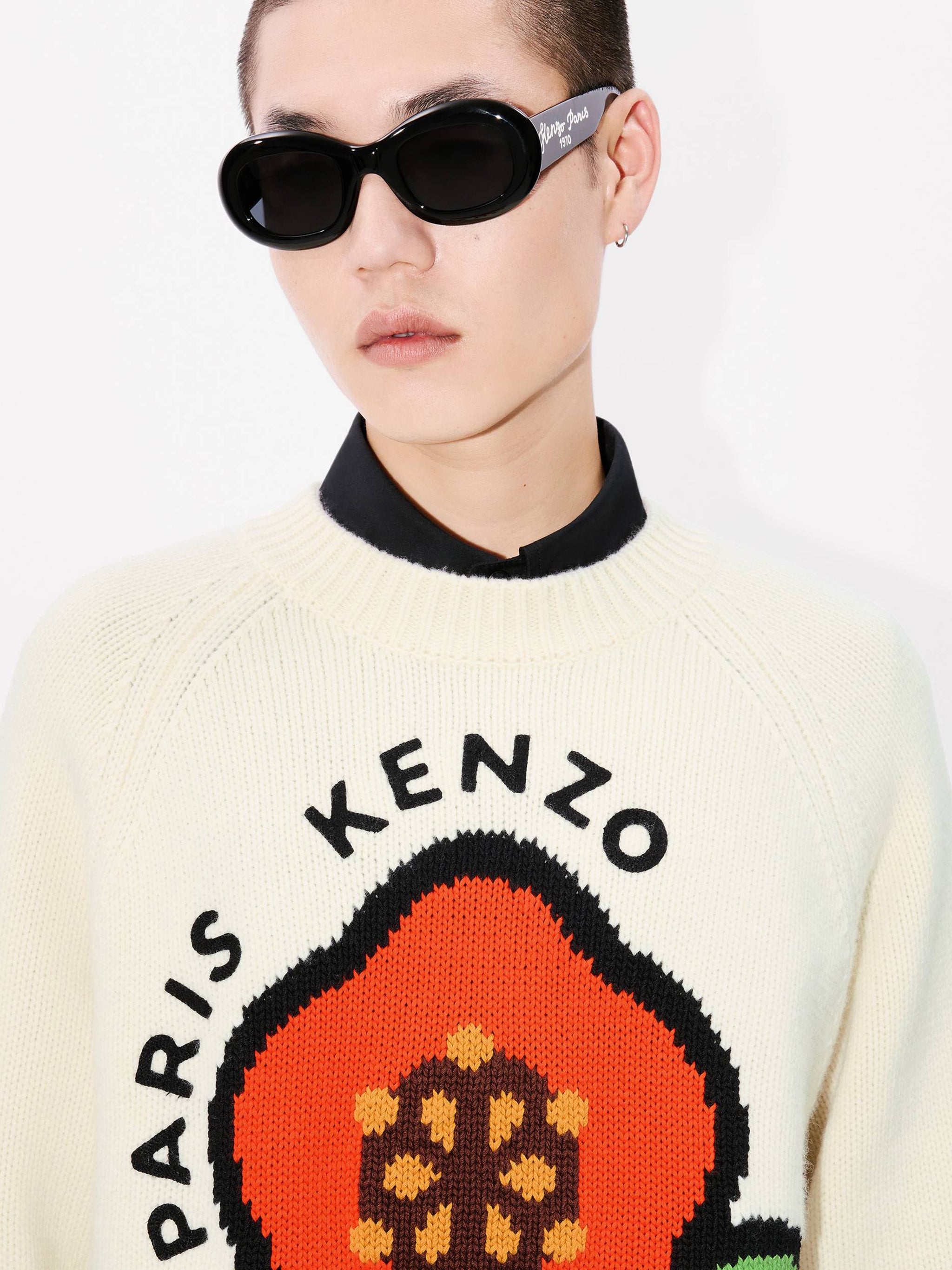 Kenzo Pop' wool sweatshirt KENZO Bianco | Grifo210