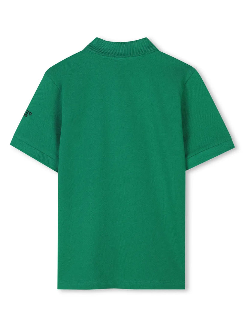 Polo shirt with patch