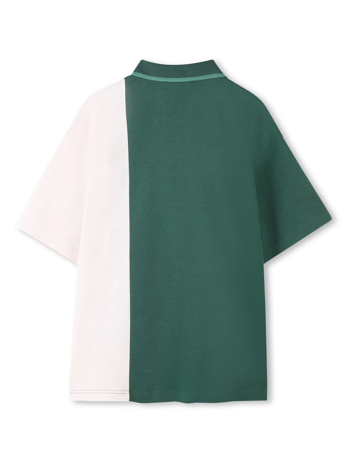 Colourblock polo shirt