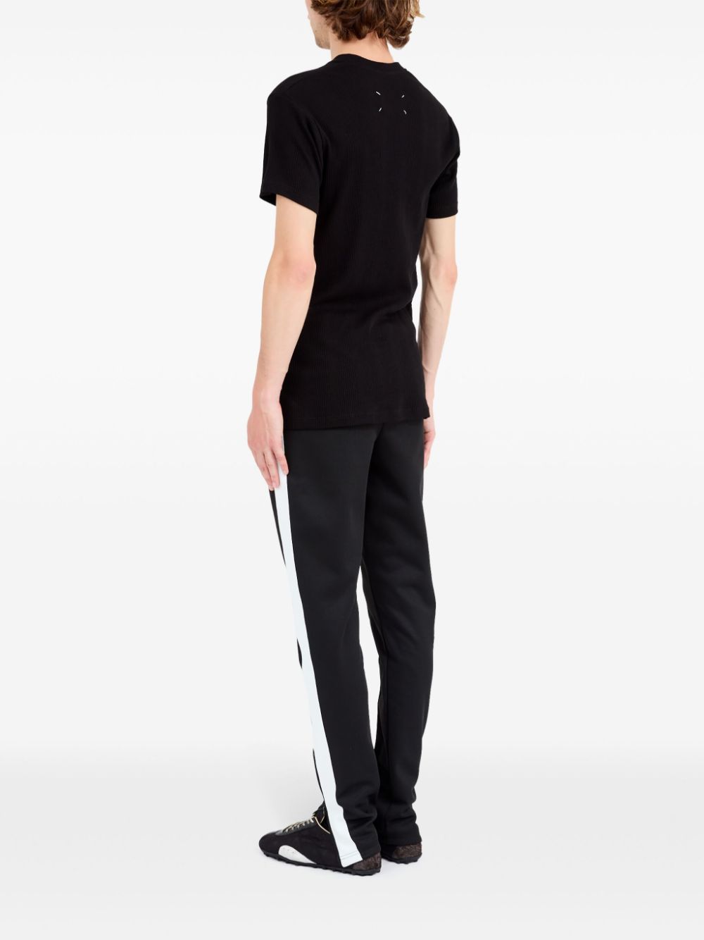 MAISON MARGIELA｜ (S50GC0712 M20060 900) Maison Margiela T-shirt with logo - Black | S50GC0712M20060900