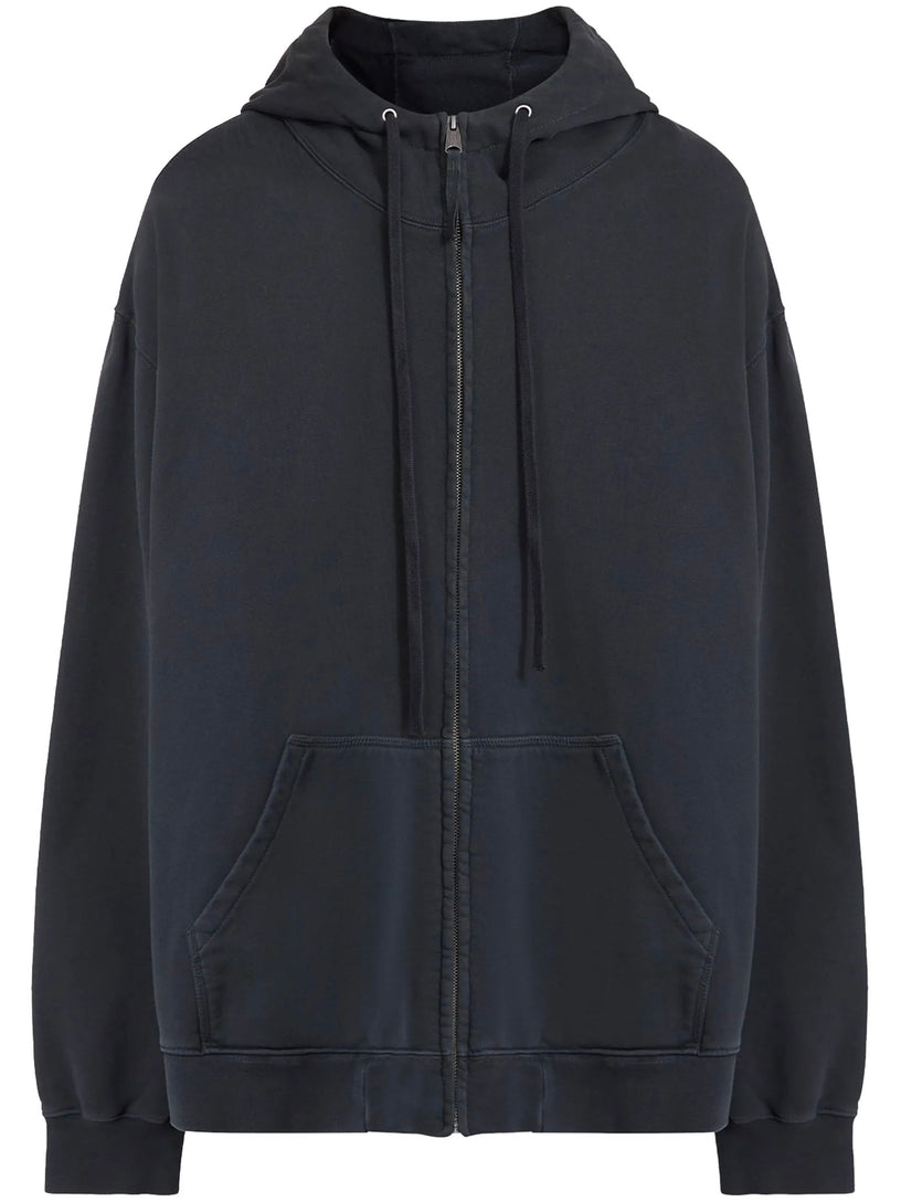 Embroidered logo hoodie