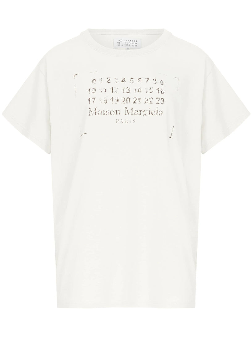 T-shirt with printed logo