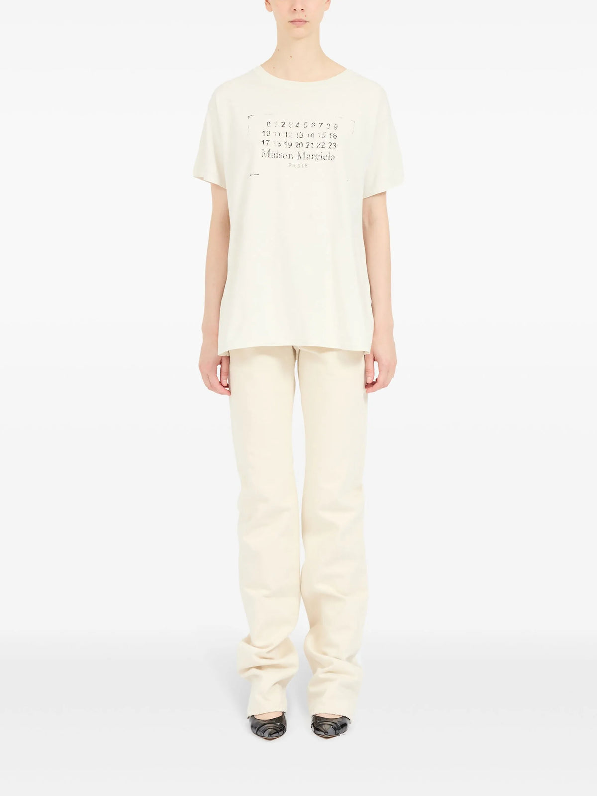 T-shirt with printed logo