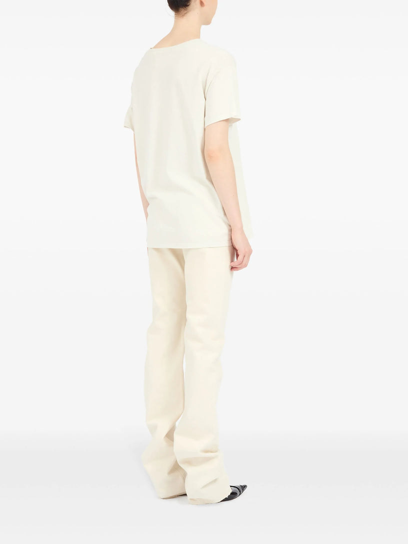 T-shirt with printed logo