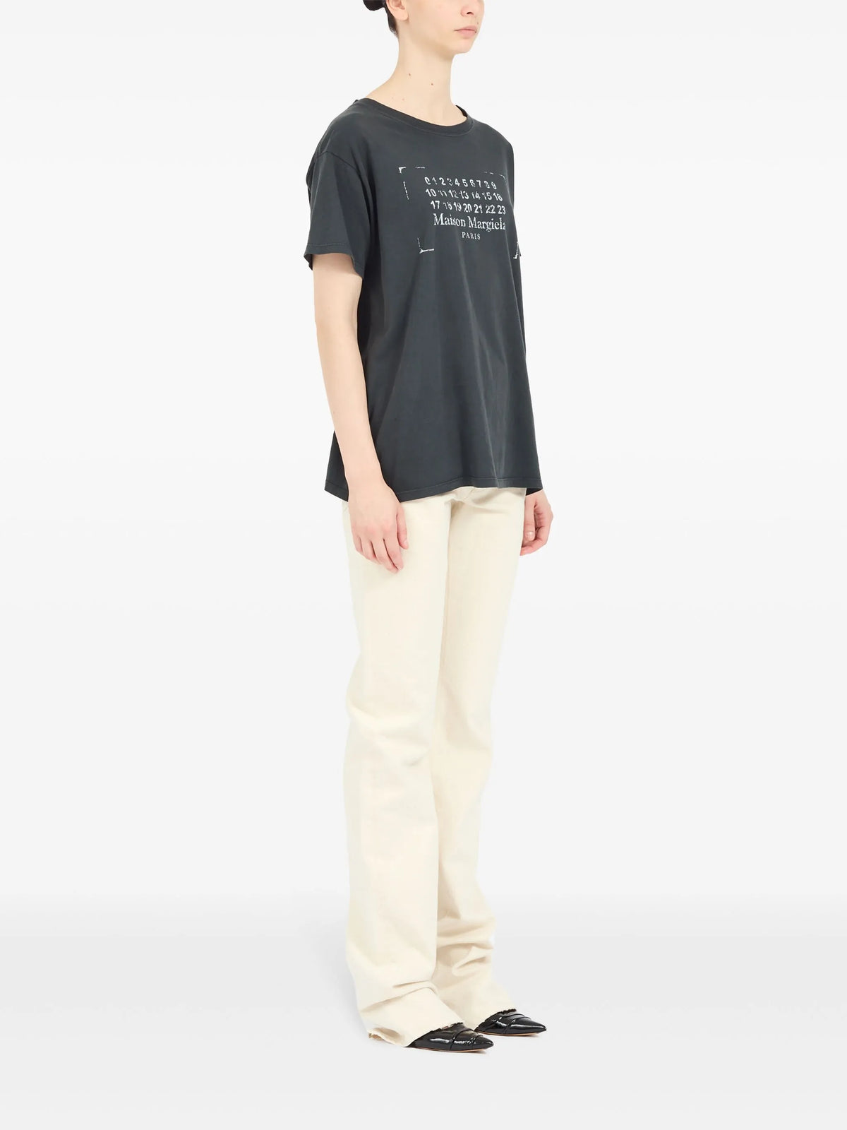 T-shirt with printed logo
