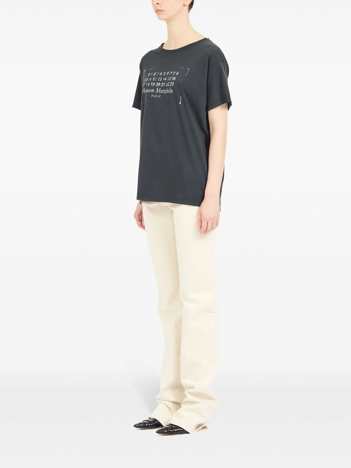 T-shirt with printed logo