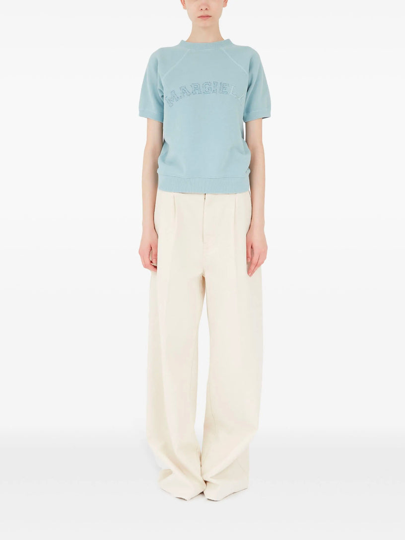 Short sleeve sweatshirt