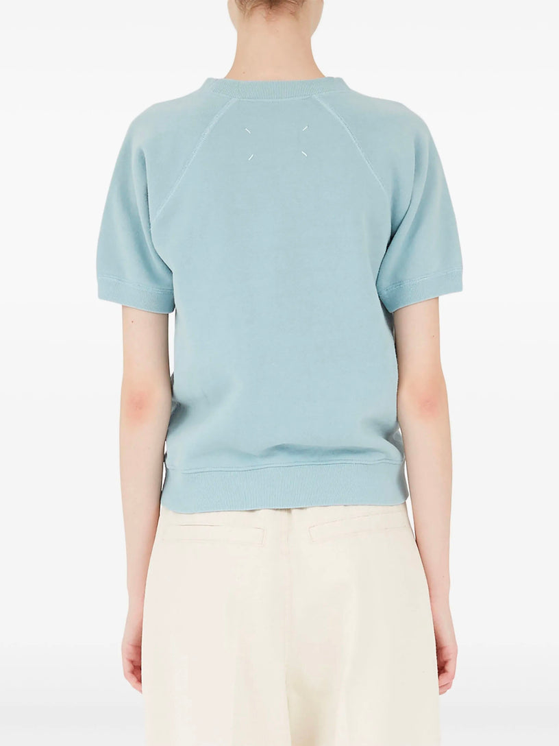 Short sleeve sweatshirt