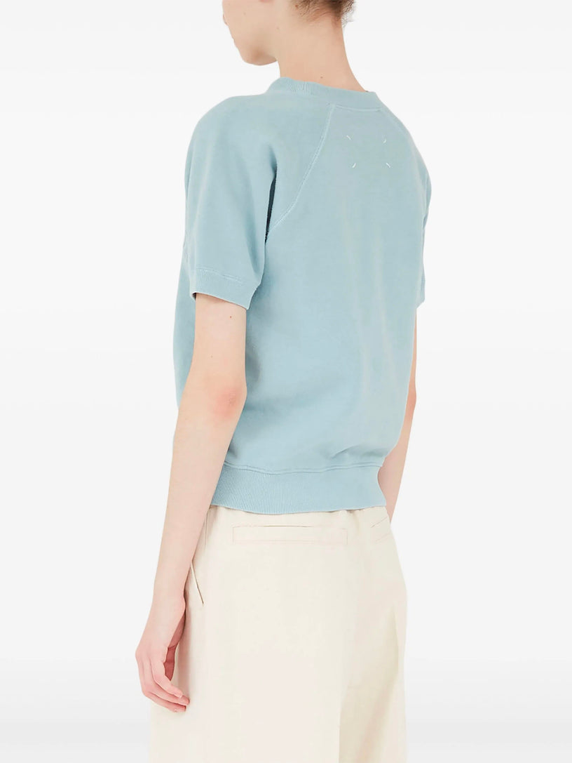 Short sleeve sweatshirt