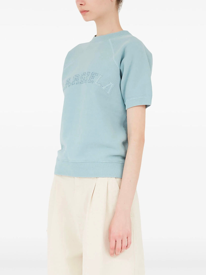 Short sleeve sweatshirt