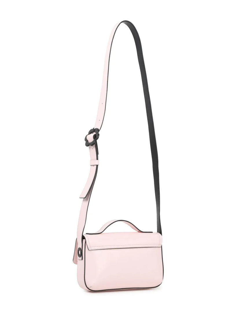 Logo-rubberised shoulder bag