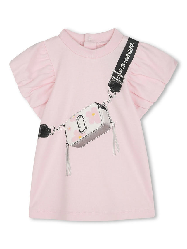 Dress with Snapshot print