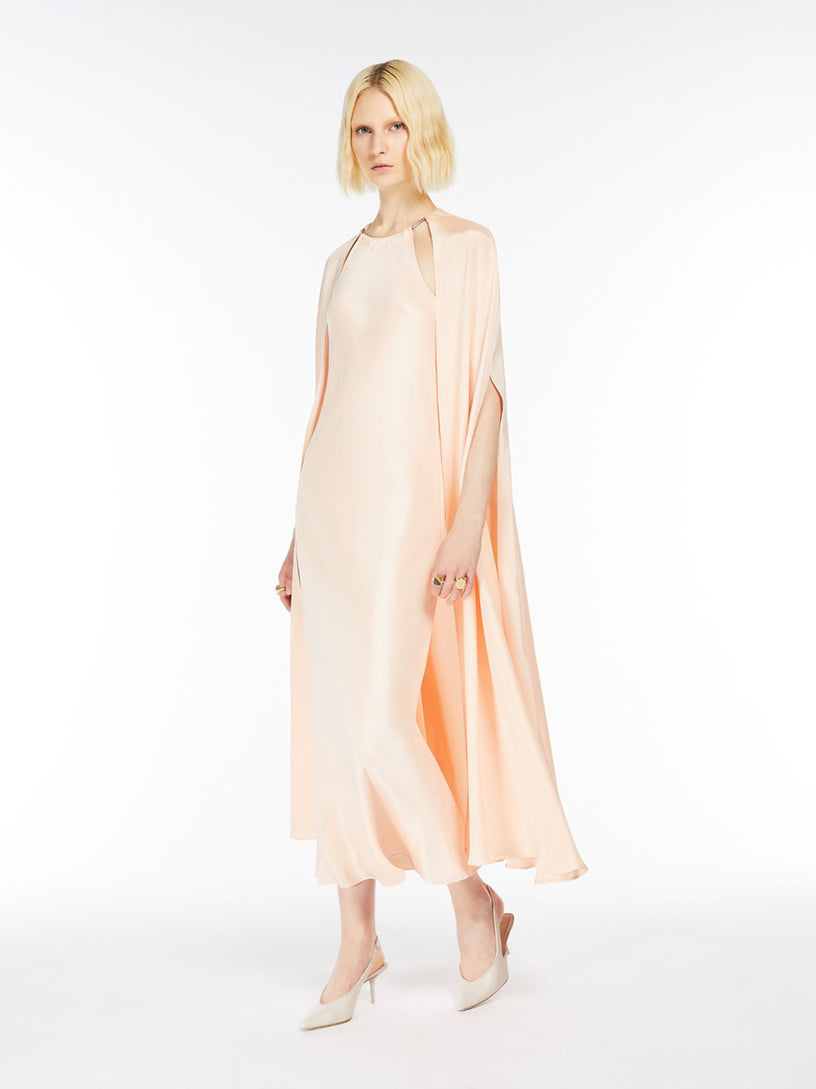 Managua dress in silk crêpe de Chine
