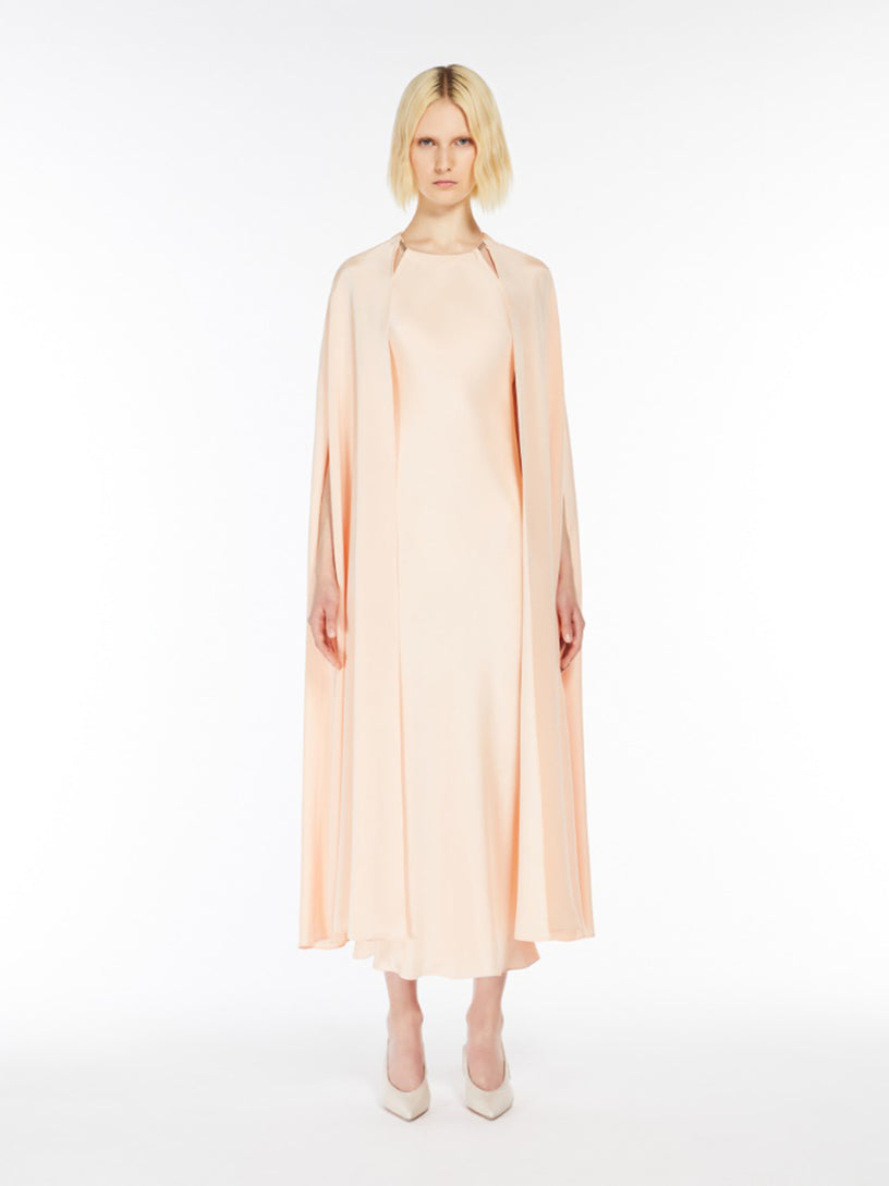 Managua dress in silk crêpe de Chine