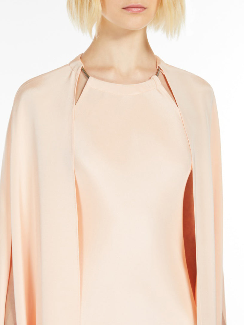 Managua dress in silk crêpe de Chine