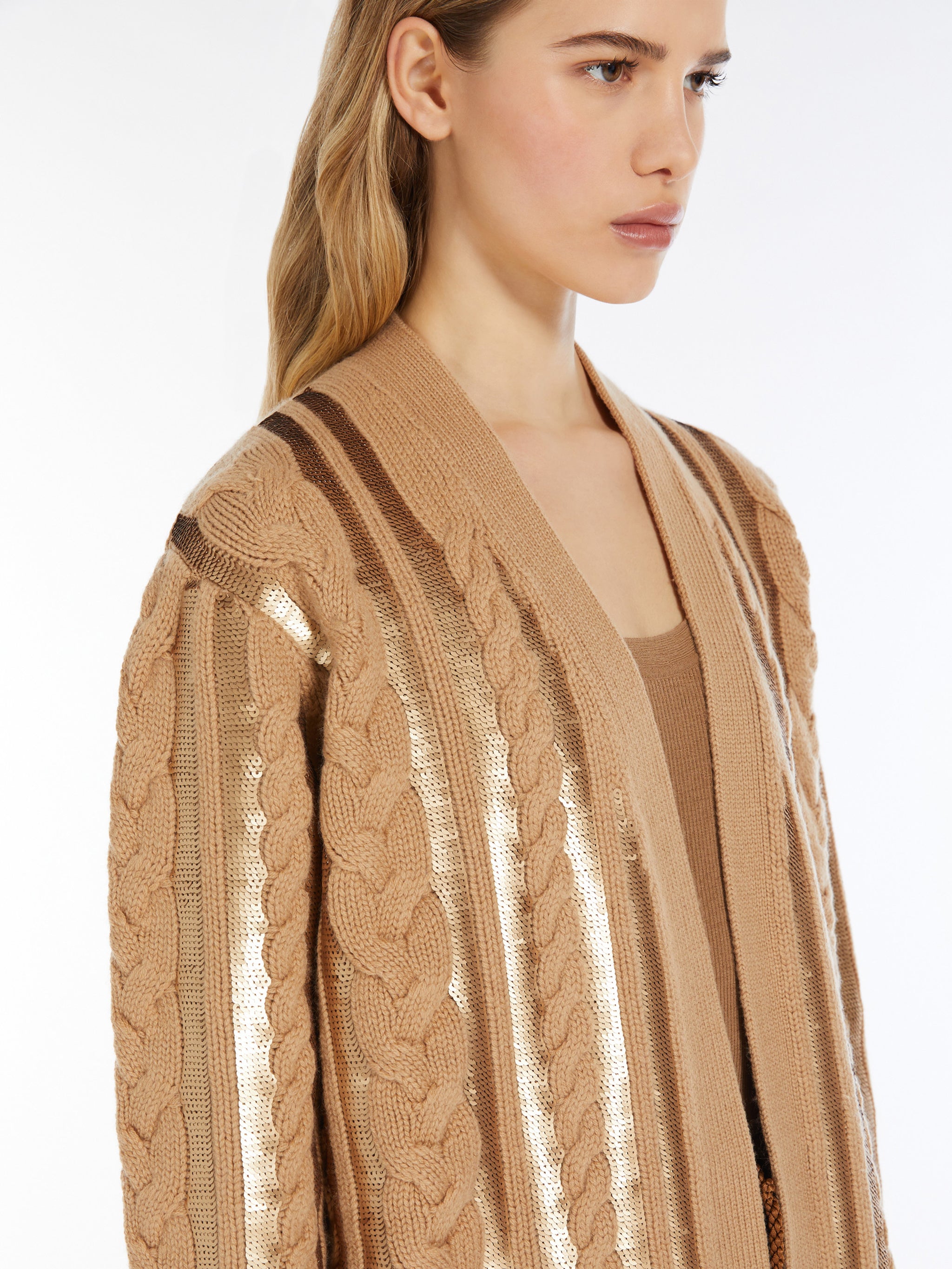Mirco Cardigan Max Mara Marrone | Grifo210