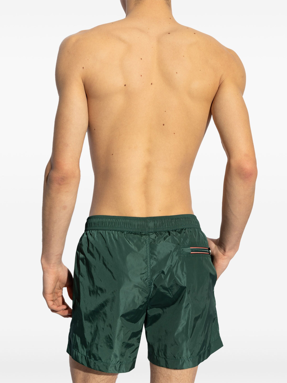 Logo patch swim shorts