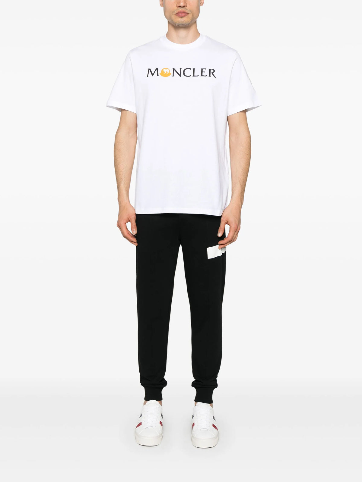 Cotton T-shirt with quote logo