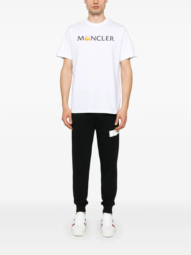 Cotton T-shirt with quote logo
