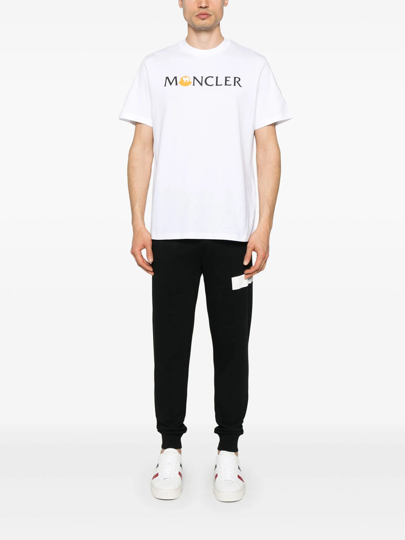 Cotton T-shirt with quote logo