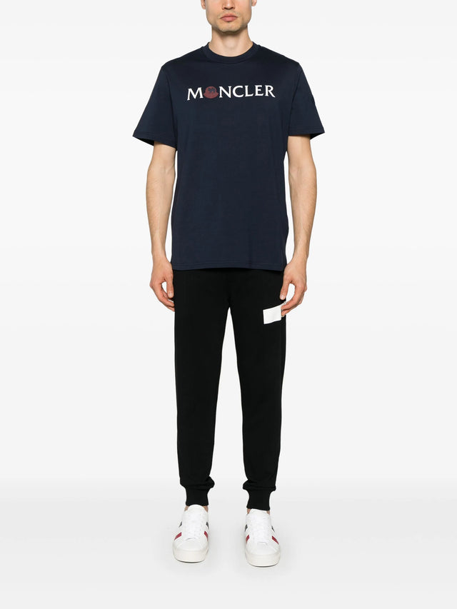 Cotton T-shirt with quote logo