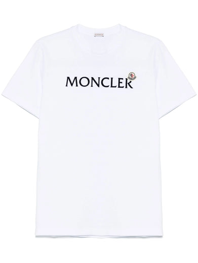 Flocked logo t-shirt