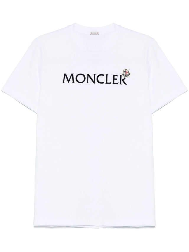 Flocked logo t-shirt