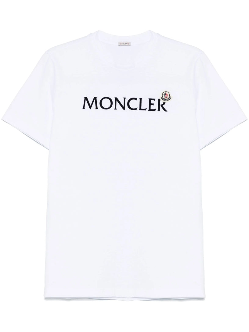Flocked logo t-shirt