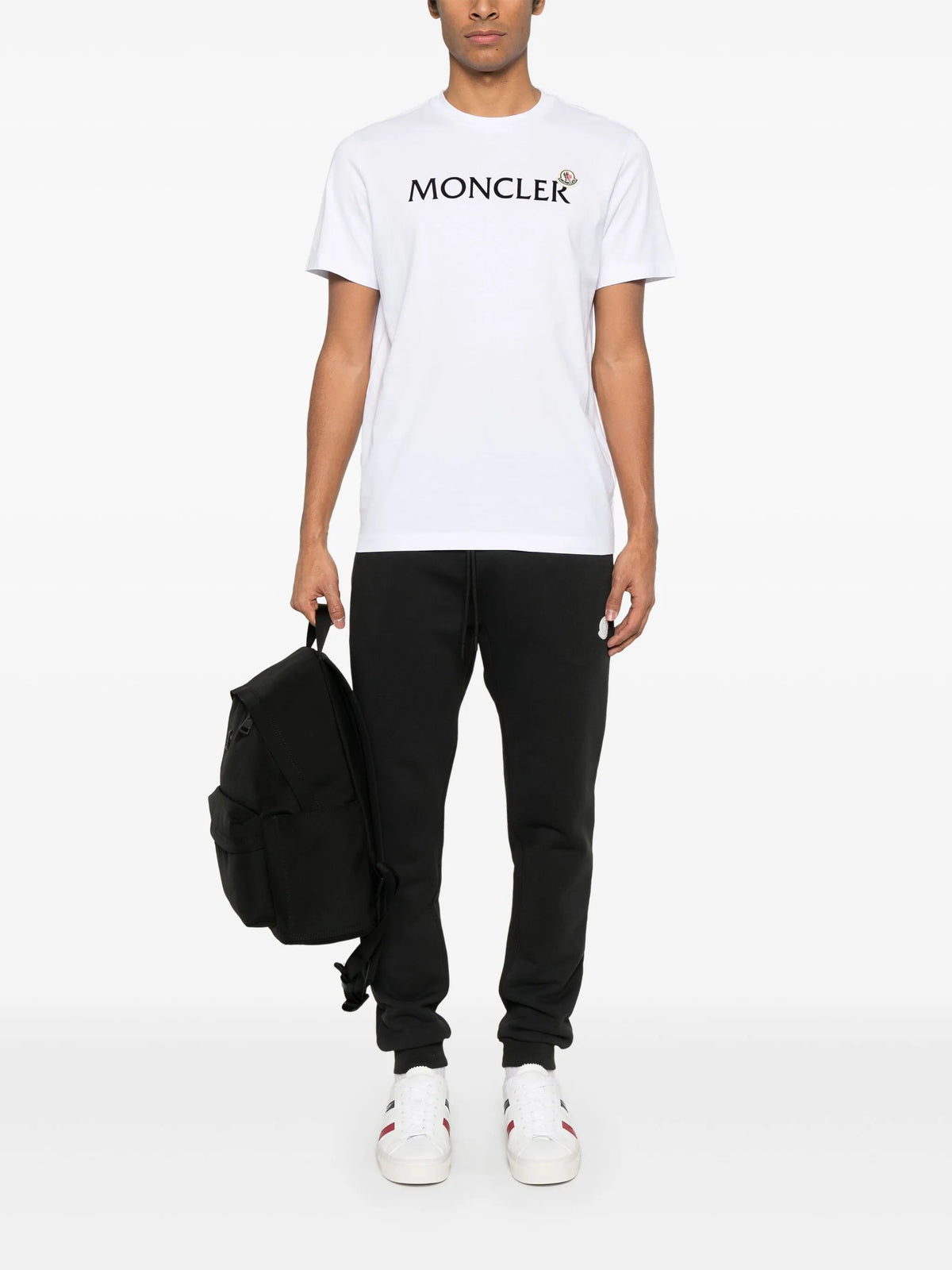 Flocked logo t-shirt